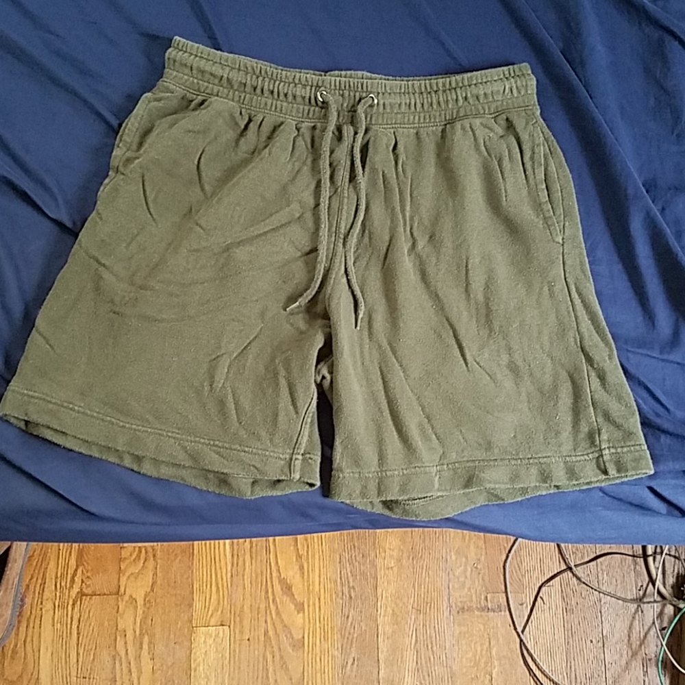 Green Sweatshorts